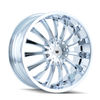 20" Mazzi Hype 20x8.5 Chrome 5x112 5x120 Wheel 40mm Car Suv Rim