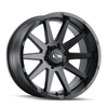 Set 4 17" Ion 143 17x9 Matte Black 6x5.5 Wheels -12mm Rims