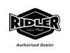 18" Ridler 645 18x9.5 Matte Black Machined Polished Lip 5x4.75 Wheel 0mm Rim