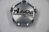 Adavnti Racing Chrome & Machined w/ Black Logo Wheel Center Cap Hub Cap PCJ02-A(MACH) 2.75" Snap In