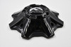 Fuel Off Road Gloss Black w/ Chrome Logo & Gloss Black Cosmetic Screws Wheel Center Cap Hub Cap B-1002-53GBR 8.5" 8 Lug