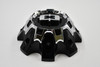Vision 348 349 404 409  C404GB-8V Gloss Black Wheel Center Cap Fit 8x6.5/170/180