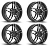 Set 4 19" Motiv 434MB Matic  19x8.5 Wheels 5x4.50 5x120 +40mm