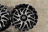 20" TIS 544MB Gloss Black Machined Face 20x10 Wheel 8x6.5 -25mm Lifted Truck Rim