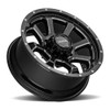 18" Ultra 219BM Nemesis Gloss Black Milled 18x9 Wheel 8x6.5 12mm Truck Rim