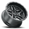 17" Ultra 258SB Prowler Jeep 17x9 5x4.5 Satin Black Wheel -12mm Lifted Truck Rim