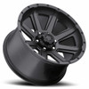 20" Ultra 195SB Crusher 20x9 6x5.5 Satin Black & Satin Clear Coat Wheel 18mm Rim