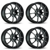 Set 4 17" Konig 24B Illusion  17x7 Wheels 5x100 +40mm