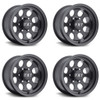 Set 4 16" Mickey Thompson Classic III Black  16x8 Wheels 6x5.50 +00mm