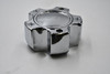 Genuine Vision Wheel C375-5CDOC tall chrome center cap for Vision Warrior 375 5-lug wheels. Features a removable Vision logo, deep open/closed design, includes mounting screws, and fits select 5x135, 5x5.5, and 5x150 wheel applications.