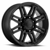 16" Ultra 226SB Machine 16x8 8x6.5 Satin Black Gloss Black Logo Wheel 1mm Rim