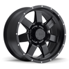 17" Mamba 586B M14 17x9 6x5.5 Matte Black Wheel -12mm For Chevy GMC Cadillac Rim