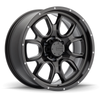 17" Mamba 591B M19 17x9 6x5.5 Matte Black Wheel -12mm Lifted For Truck Suv Rim