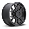 17" Mamba 591B M19 17x9 6x5.5 Matte Black Wheel -12mm Lifted For Truck Suv Rim