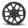 18" Mamba 591B M19 18x9 6x135 Matte Black Wheel 20mm For Ford Lincoln Truck Suv