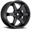 17" Focal 421B X 17x7.5 5x100 5x4.5 Satin Black Satin Clear Coat Wheel 48mm Rim