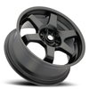 Set 4 17" Focal 421B X Satin Black 17x7.5 Wheels 4x100 4x4.5 42mm Rims