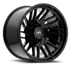 20" Motiv Off Road 424B Mutant 20x9 5x5.5 5x150 Gloss Black Wheel 18mm Truck Rim