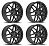 Set 4 20" Motiv 435B Foil  20x8.5 Wheels 5x115 5x120 +20mm