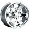 15" Pacer 187P Warrior 15x8 5x4.5 Polished Wheel -19mm Rim