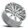 20" Platinum 458S Prophecy 20x8.5 5x4.5 Gloss Silver Clear Coat Wheel 40mm Rim 20" Platinum 458S Prophecy 20x8.5 5x4.5 Gloss Silver Clear Coat Wheel 40mm Rim