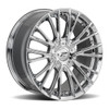 17" Platinum 437C Genesis 17x7.5 5x100 5x4.5 Chrome Plated Wheel 40mm Rim