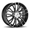Set 4 17" Platinum 437U Genesis  17x7.5 Wheels 5x108 5x4.50 +40mm