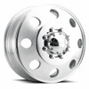 17" Ultra 02P Modular Dually 17x6.5 8x6.5 Polished Wheel 134mm Front Rim