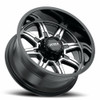 17" Ultra 229U Menace 17x9 8x170 Gloss Black Diamond Cut Accents Wheel 12mm Rim