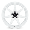 Set 4 Motegi MR154 Battle 17x9.5 5x4.5 White Wheels 17" 30mm Rims 5 Lug