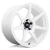 Set 4 Motegi MR154 Battle 17x8 5x100 White Wheels 17" 30mm Rims