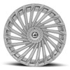 Set 4 20" Azara AZA-501 Nano Chrome Wheels 20x8.5 5x112 5x4.5 35mm Rims