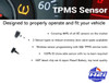 Set 4 TPMS Tire Pressure Sensors 315Mhz Rubber fits 08-09 Mitsubishi Heavy Duty