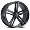 OHM Lightning 18x8.5 5x120 Gloss Black Wheel 18" 30mm Rim