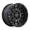 Set 4 Black Rhino Legion 20x10 5x5.5 Matte Black Gray Tint Wheels 20" -18mm Rims