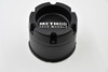 Method Race Wheels Satin Black w/ Chrome Raised Logo Wheel Center Cap Hub Cap 1524B114-1-S1 4.5" Push Thru