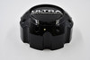 Ultra Motorsports Gloss Black w/ Chrome Logo Wheel Center Cap Hub Cap A89-9798BK 6.5" 8 Lug