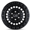 Set 4 20" Black Rhino Sentinel 20x9.5 8x6.5 12mm Matte Black Wheels Truck Rims