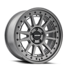 17" Mayhem Compass 17x9 Matte Gunmetal Black Bolt 5x5 Wheel -6mm For Jeep Rim