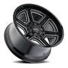 20" Mayhem Hermosa 20x10 Black Milled 6x135 6x5.5 Wheel -25mm For Ford Chevy GMC