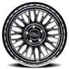 20" Cali Off-Road Vertex 20x10 Chrome 6x5.5 Wheel -25mm For Chevy GMC Cadillac