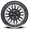 24" Cali Off-Road Vertex 24x14 Chrome 6x5.5 Wheel -76mm For Chevy GMC Cadillac