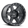 17" Dirty Life Compound 17x9 Matte Black 6x135 -12mm Lifted For Ford Lincoln Rim