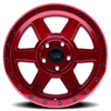 17" Dirty Life Compound 17x9 Crimson Candy Red 5x5 Wheel -38mm Lifted Truck Rim