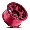 17" Dirty Life Compound 17x9 Crimson Candy Red 6x5.5 Wheel -38mm Lifted Rim