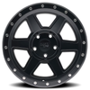 17" Dirty Life Compound 17x9 Matte Black 5x5 Wheel -12mm Lifted For Jeep Rim