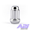 23 Set 1/2" 6 Spline Chrome Tuner Lug Nuts 1.4" Tall w/ Key Epoch Lugs 1/2-20