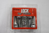 Set 4 12x1.5x39 Wheel Locks Locking Lug Nuts Chrome w Key BL001