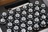 Set 32 Epoch Spline Lug Nut Kit Chrome 14mm x 2.0 1.9" Tall 6 Spline M14x2