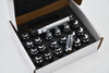 Set 24 Epoch Spline Lug Nut Kit Chrome 14mm x 2.0 1.9" Tall M14x2